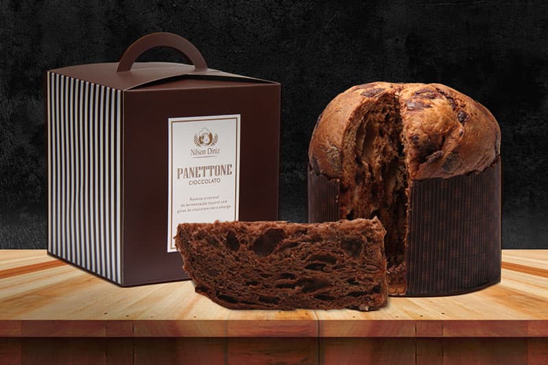 Panettone Cioccolato 1 kg   Frete Grátis